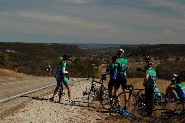 bikers on route 337